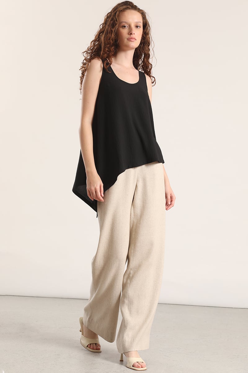 TOP ASIME TRICO LIOLA MUJER NEGRO - 2