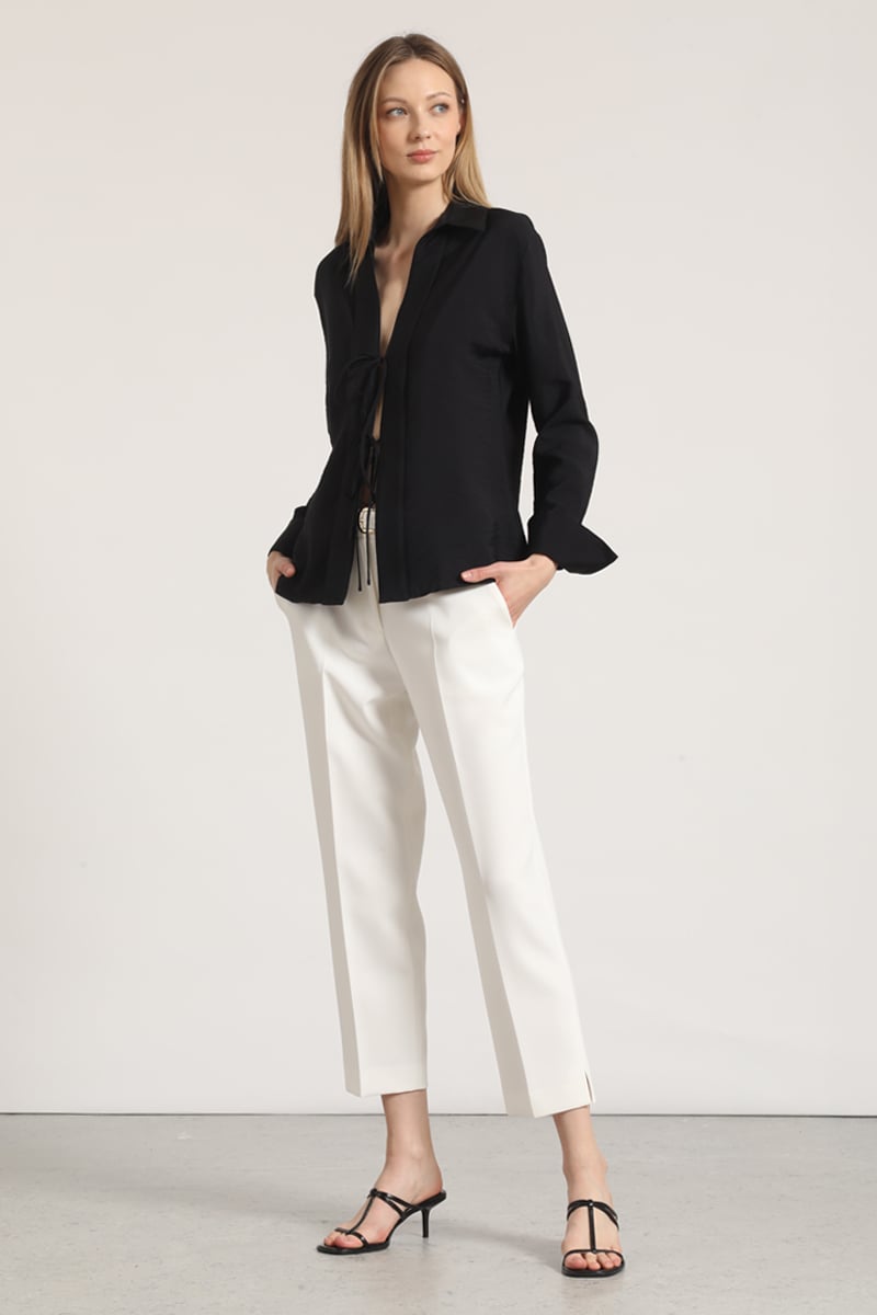 BLUSA AMARRAS LIOLA MUJER NEGRO - 2