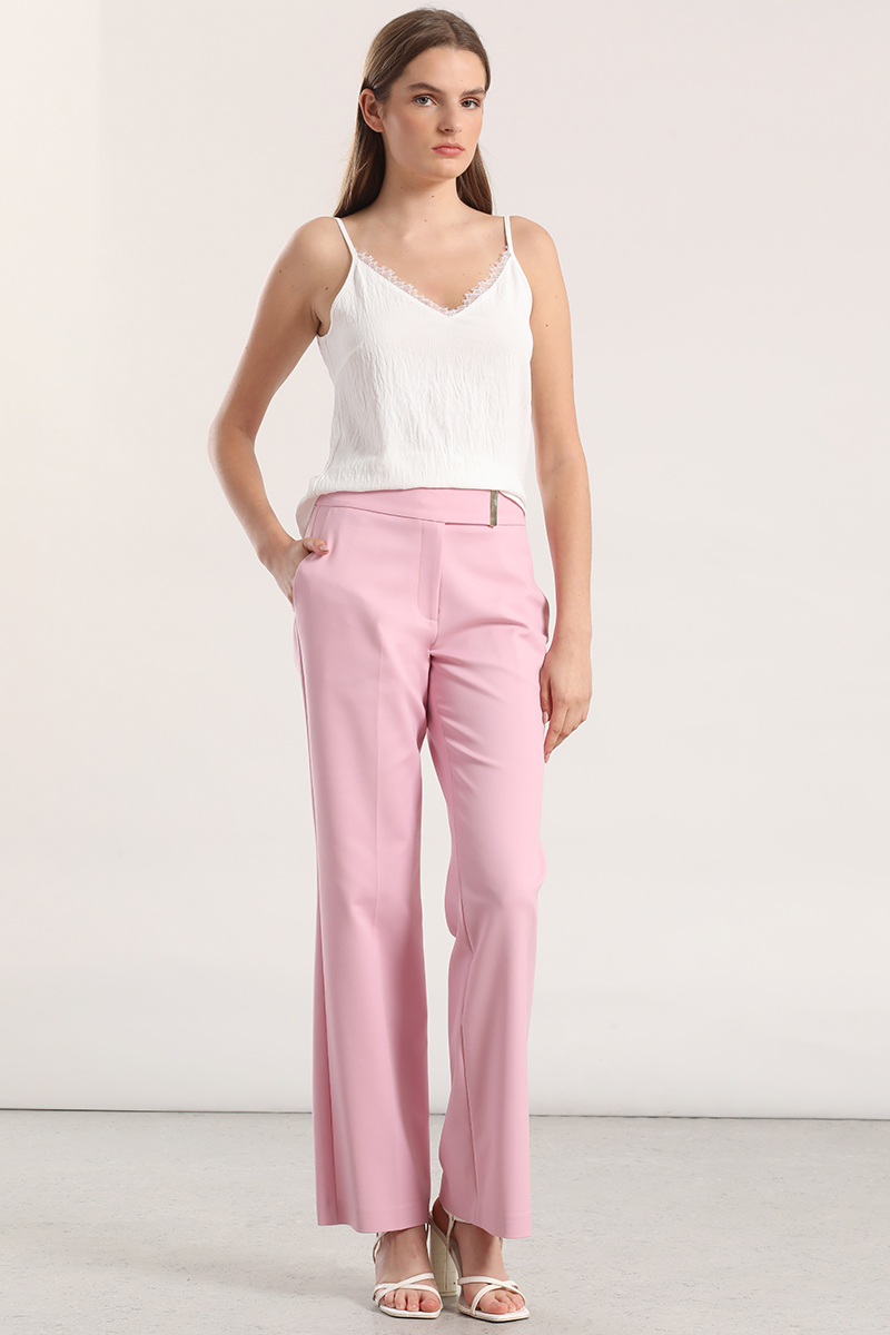 PANTALON FLARE LIOLA MUJER ROSA - 1