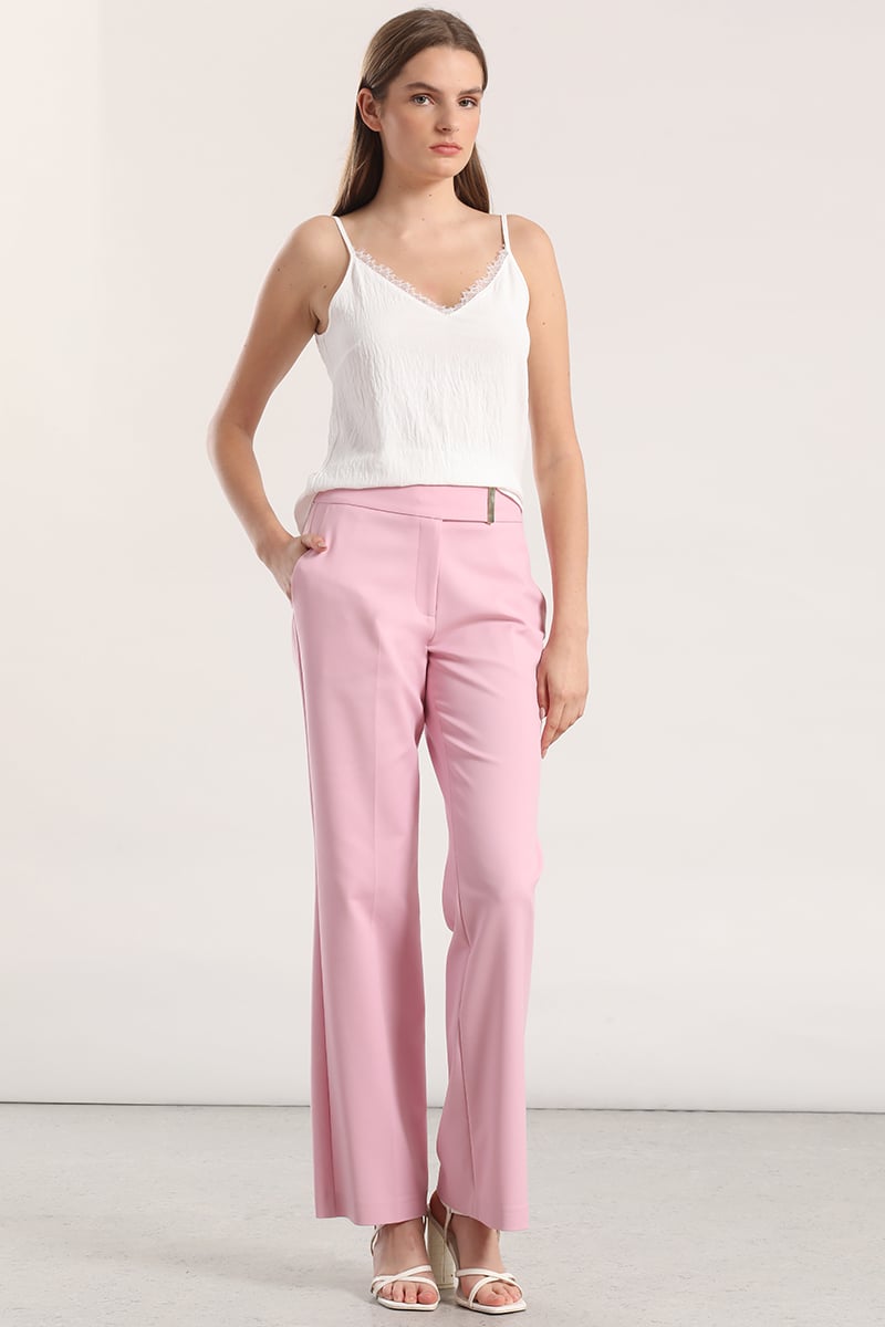 PANTALON FLARE LIOLA MUJER ROSA - 1