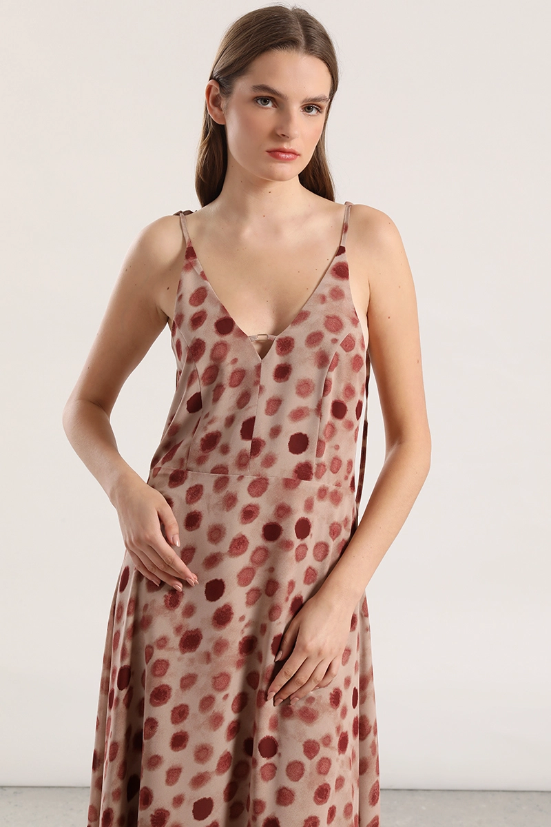 VESTIDO MAXI ESTAMPADO MUJER LIOLA ROSA - 2