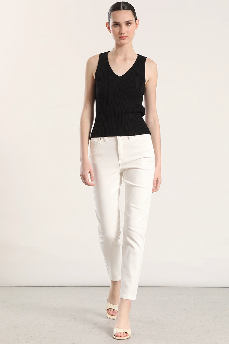 TOP TEJIDO LUREX MUJER LIOLA NEGRO - 4