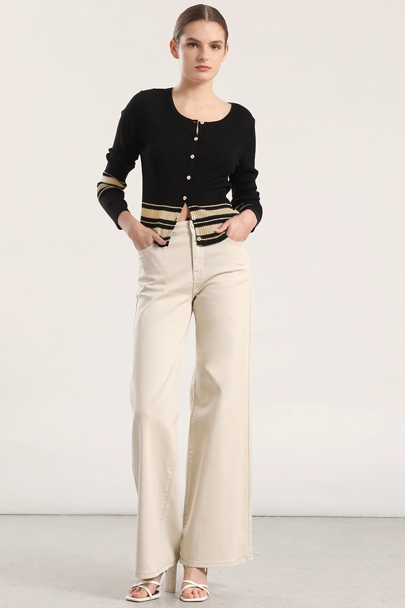 CARDIGAN TEJIDO PUNTO, METALIZADO MUJER LIOLA NEGRO - 2
