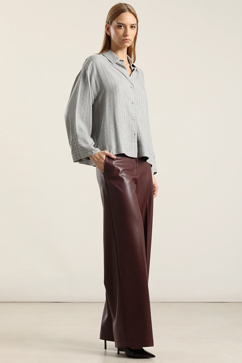 BLUSA, FANTASIA RAYAS, GRIS LIOLA - 2