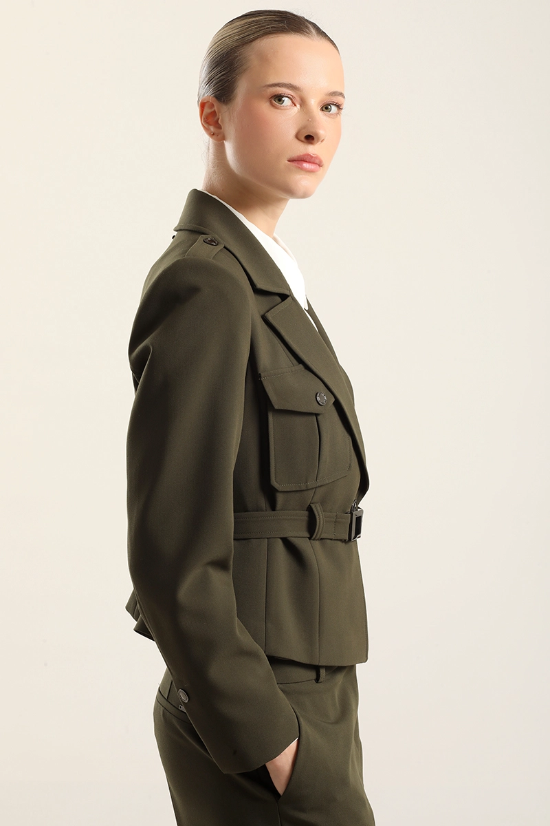CHAQUETA BOLSILLOS CARGO, MILITAR LIOLA - 3