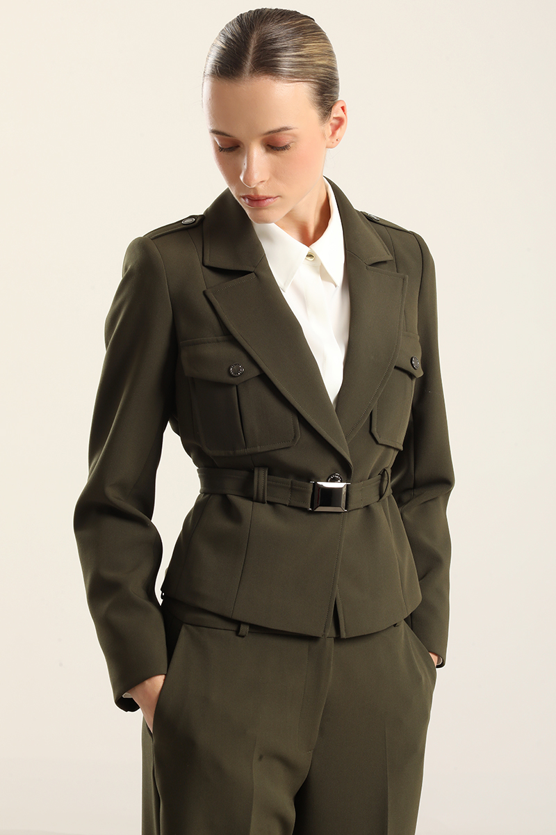CHAQUETA BOLSILLOS CARGO, MILITAR LIOLA - 5