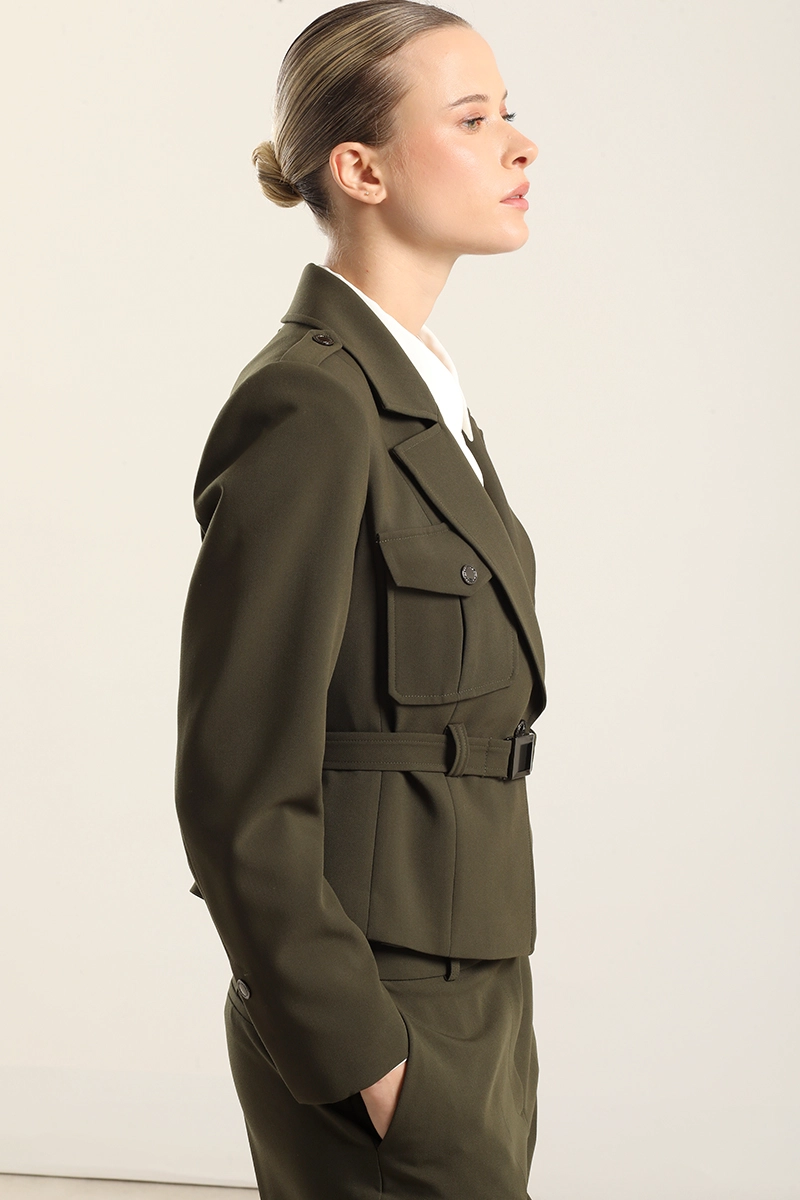 CHAQUETA BOLSILLOS CARGO, MILITAR LIOLA - 6