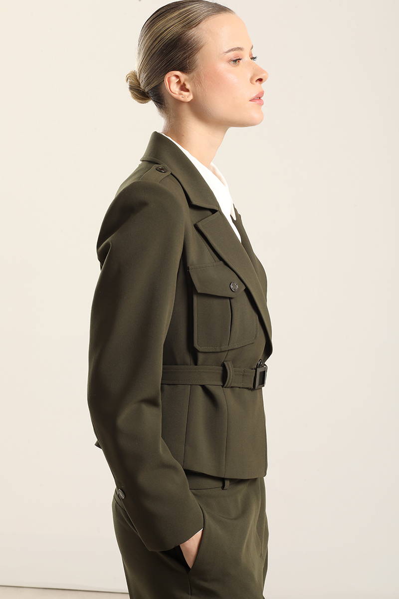 CHAQUETA BOLSILLOS CARGO, MILITAR LIOLA - 6