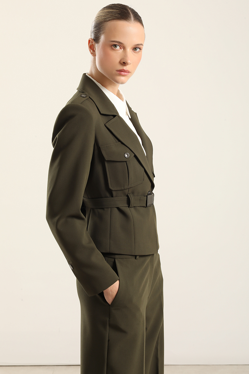 CHAQUETA BOLSILLOS CARGO, MILITAR LIOLA - 7
