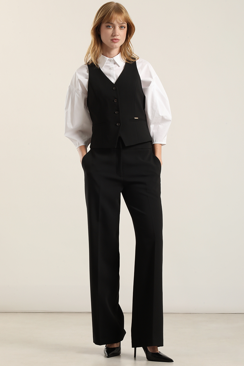BLUSA POPLIN, PLIEGUES, BLANCO LIOLA - 5