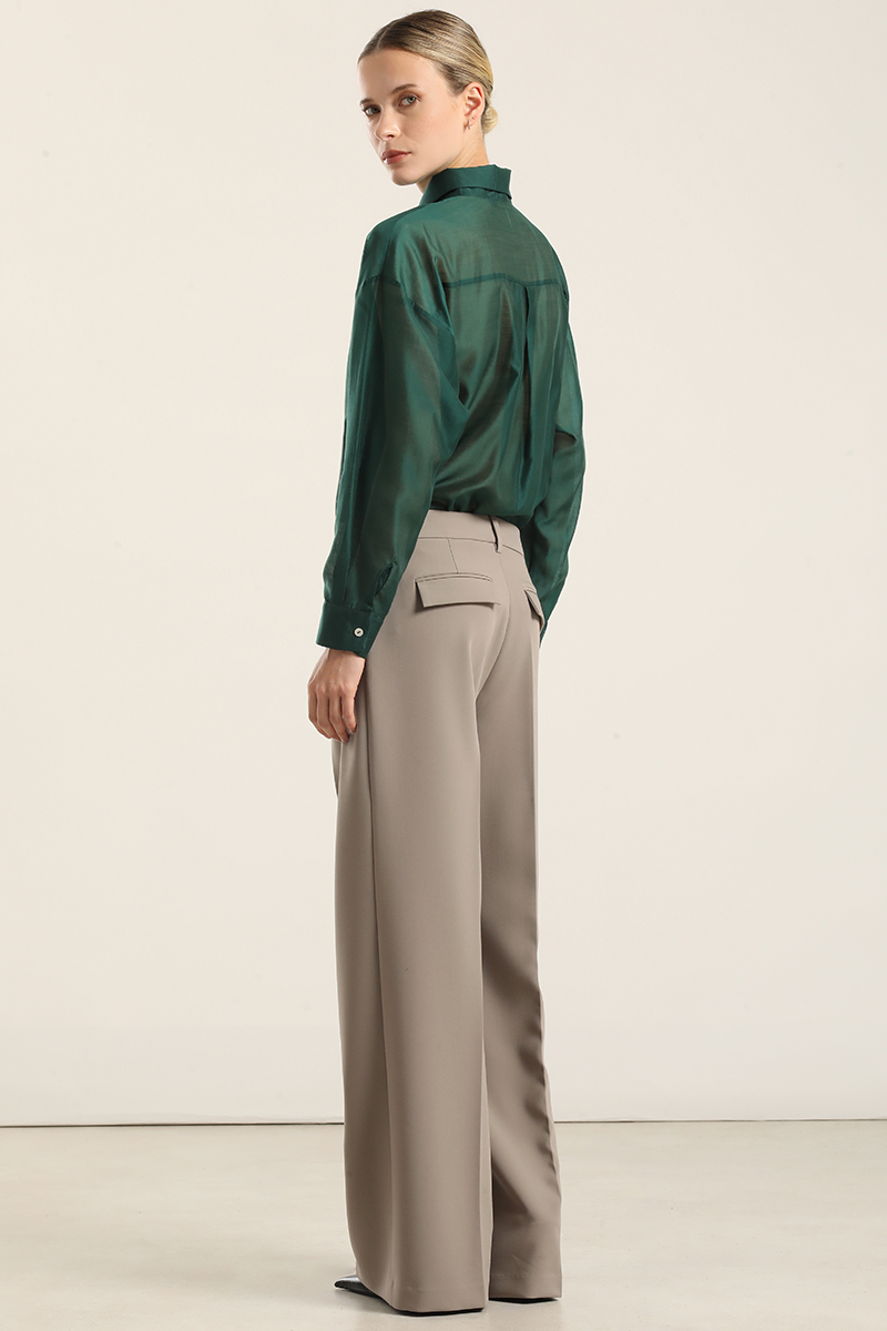 PANTALON ANCHO, TIRO ALTO, TOPO LIOLA - 5