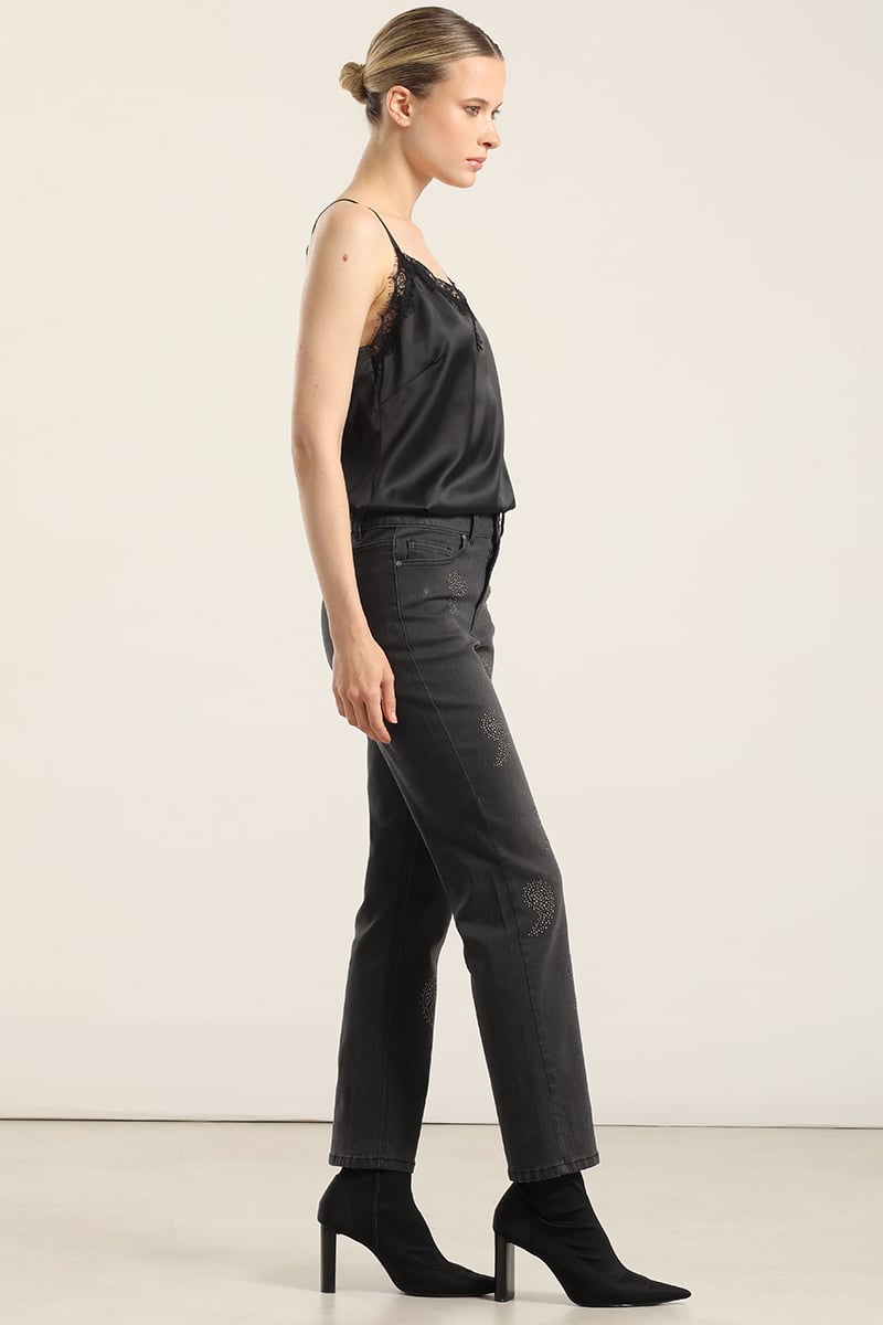 JEANS SLIM, AMEBAS TACHAS, GRIS LIOLA - 3