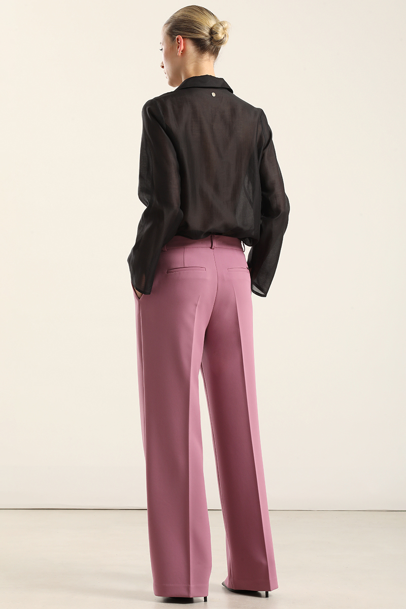 PANTALON RECTO, TIRO ALTO, ROSA LIOLA - 7