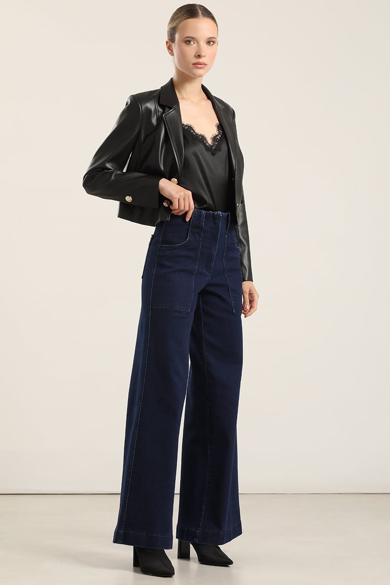 JEANS PALAZZO, TIRO MEDIO, AZUL LIOLA - 3