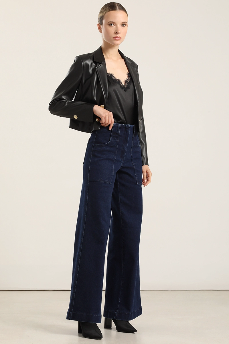 JEANS PALAZZO, TIRO MEDIO, AZUL LIOLA - 3