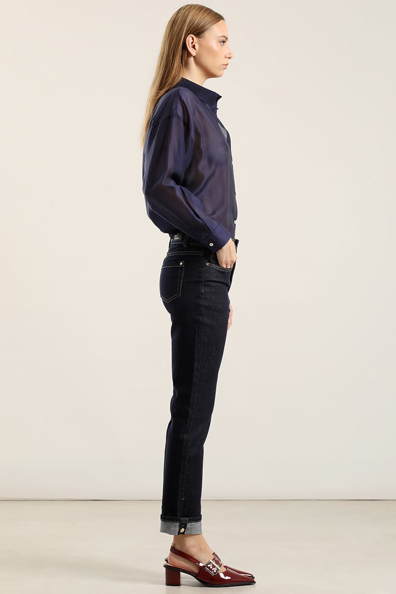 JEANS SLIM, BOTON JOYA, INDIGO LIOLA - 3