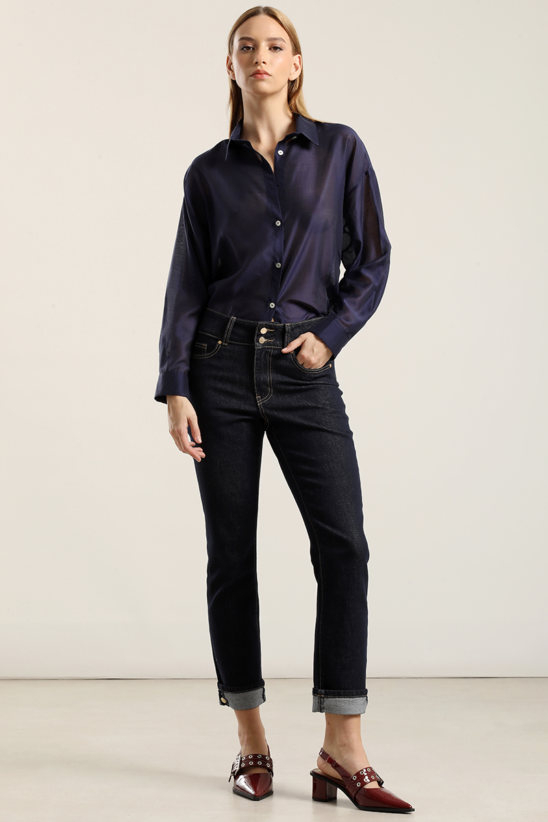 JEANS SLIM, BOTON JOYA, INDIGO LIOLA - 4