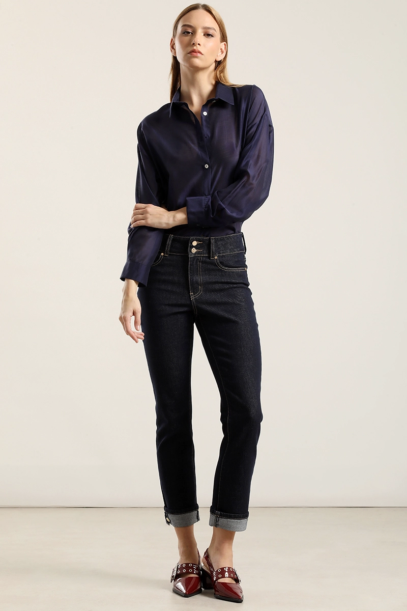 JEANS SLIM, BOTON JOYA, INDIGO LIOLA - 5