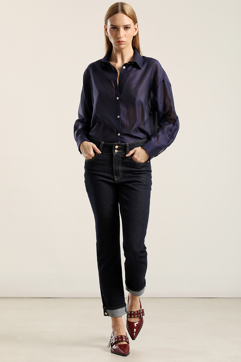 JEANS SLIM, BOTON JOYA, INDIGO LIOLA - 6