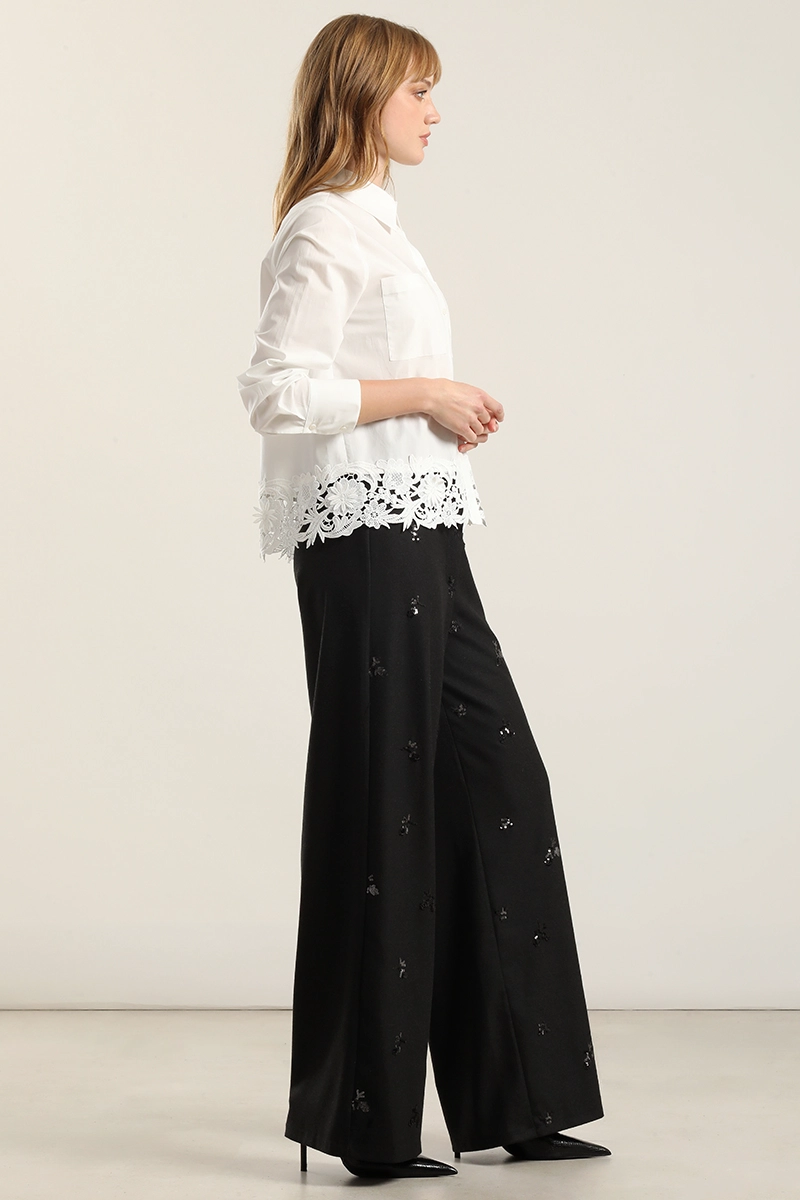 PANTALON RECTO, NEGRO LIOLA - 2
