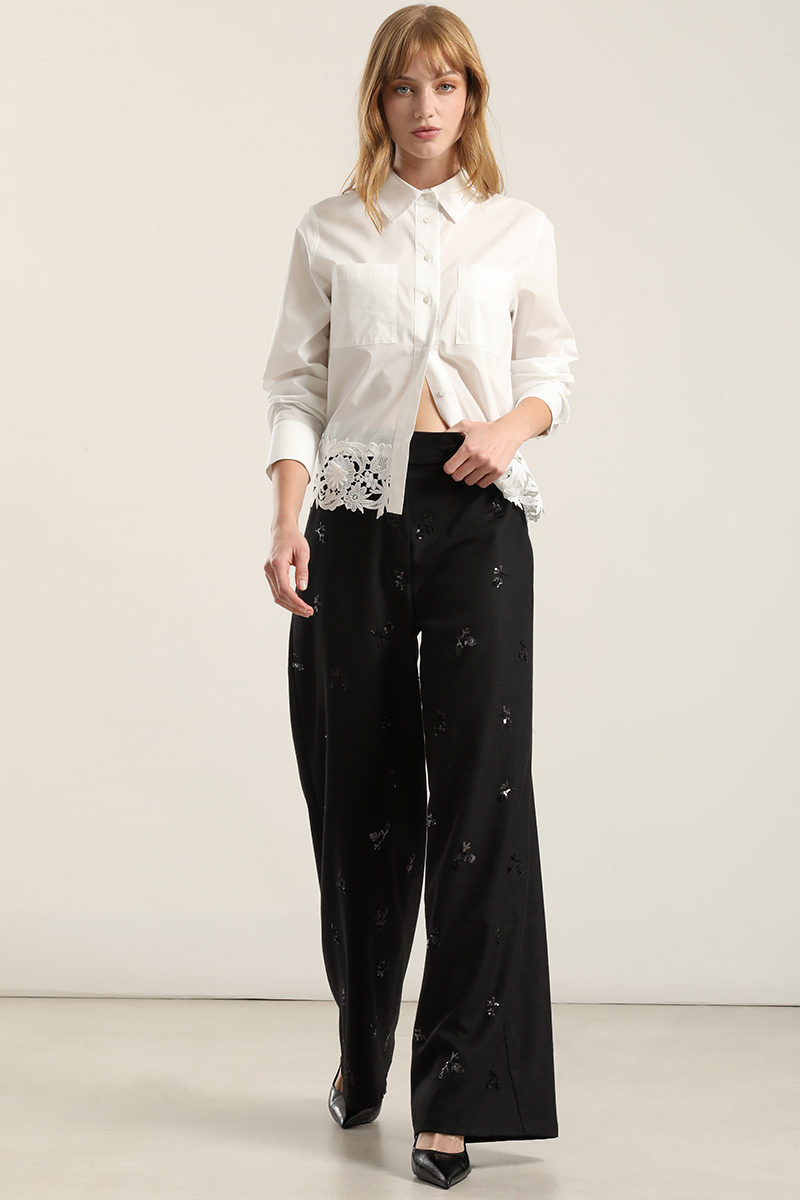 PANTALON RECTO, NEGRO LIOLA - 5
