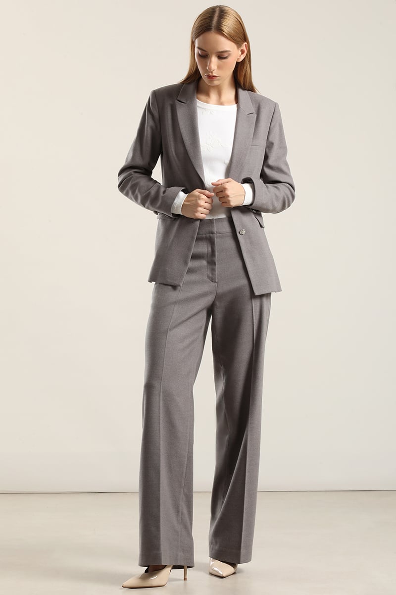 BLAZER BOTON JOYA, GRIS LIOLA - 2