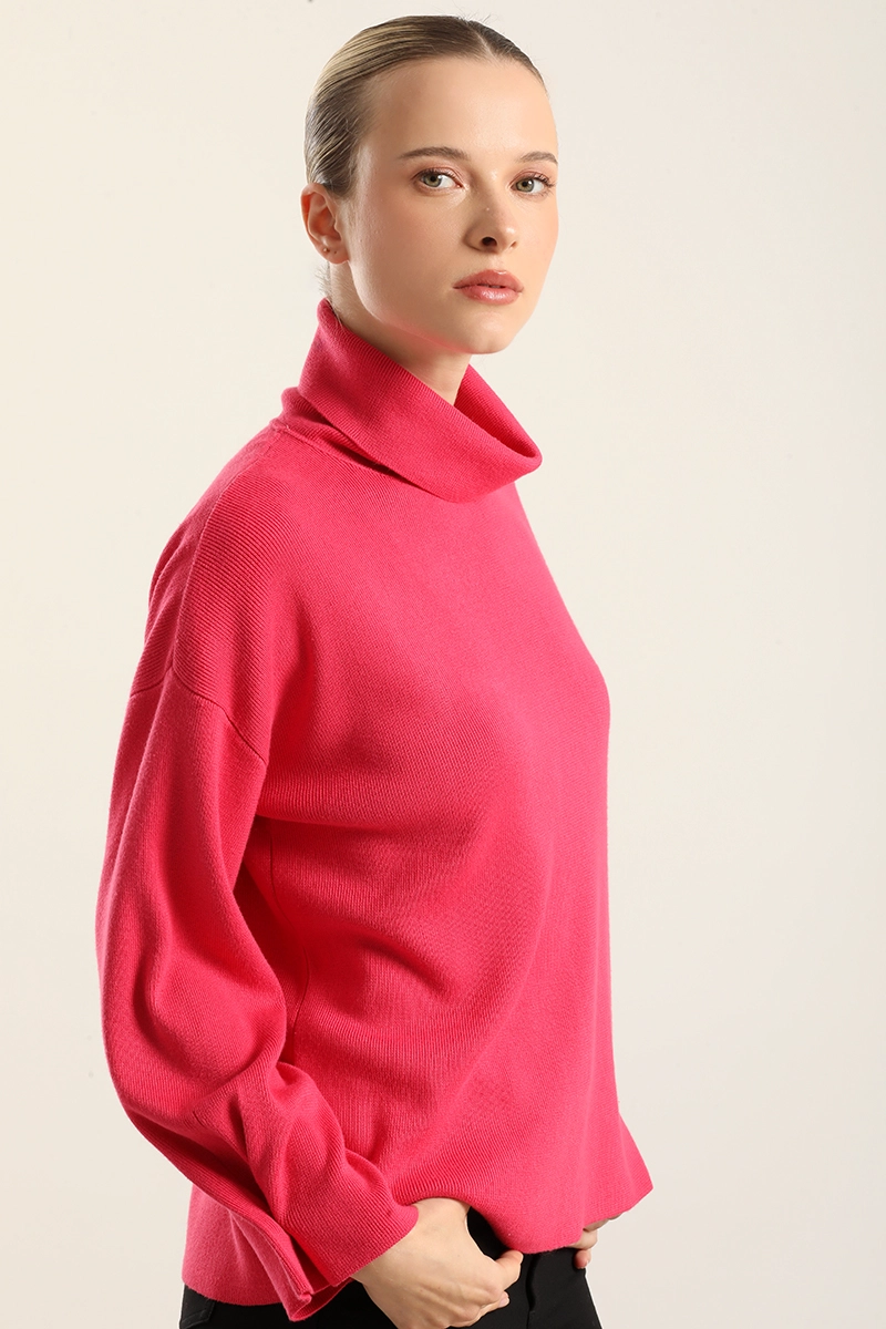 JERSEY PUNTO, BOTON JOYA, FUCSIA LIOLA - 1