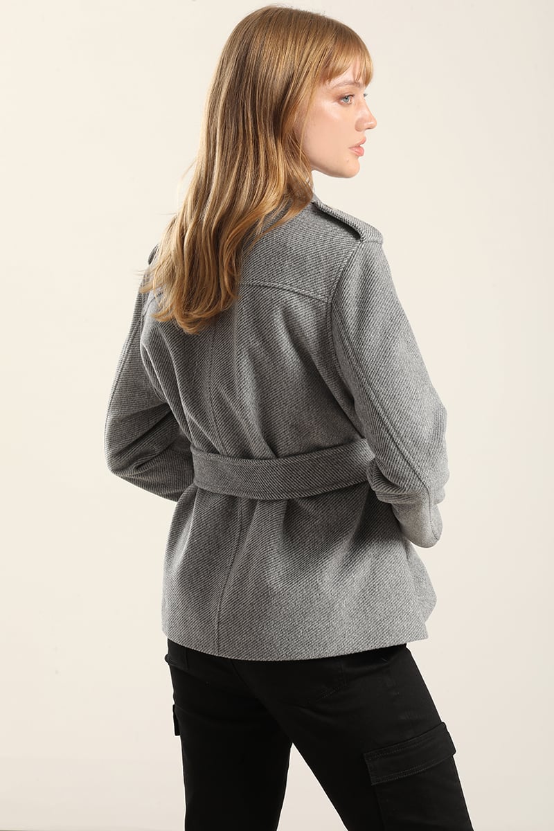 CHAQUETA BIKER MUFLON FANTASIA, GRIS LIOLA - 4