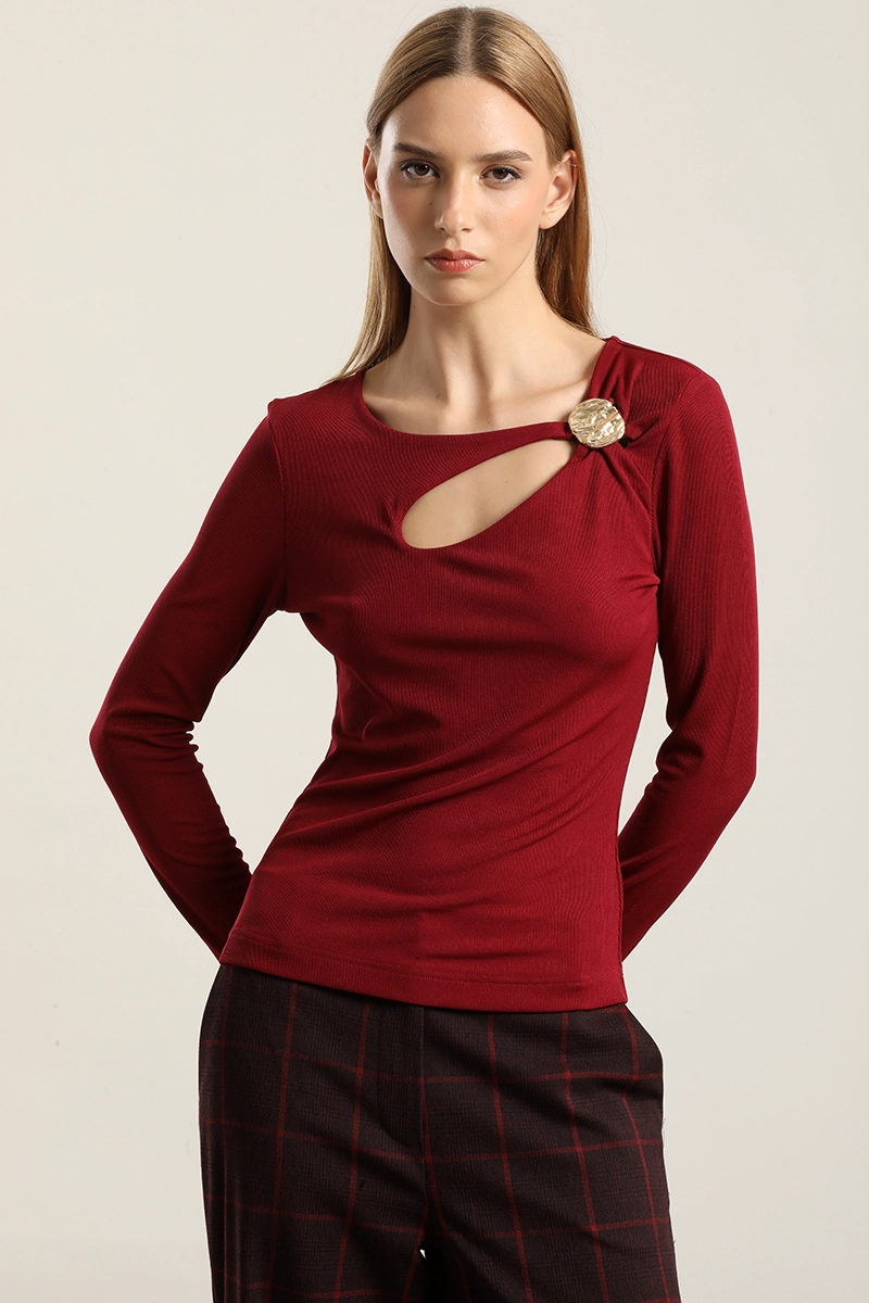 TOP HERRAJE METAL, CUT OUT, BURDEO LIOLA - 1