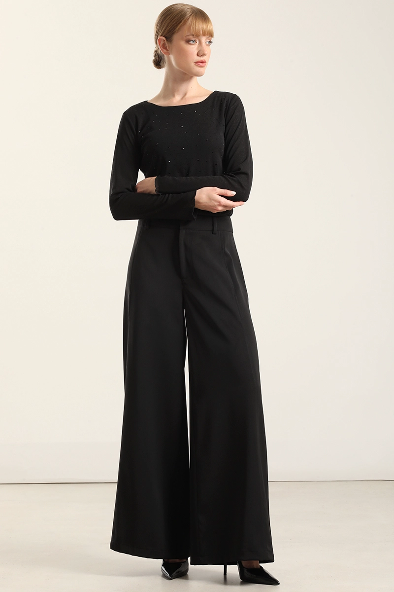 TOP APLICACION STRASS, NEGRO LIOLA - 2