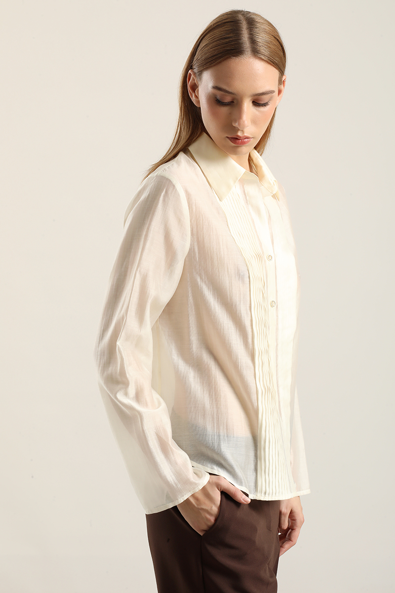 BLUSA ALFORZA CON LYOCELL, CRUDO LIOLA - 6