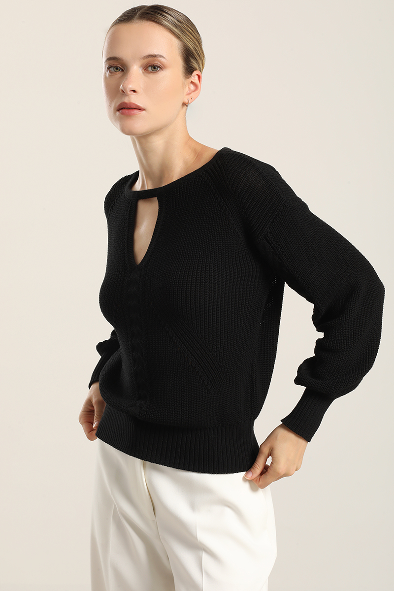 JERSEY PUNTO FANTASIA NEGRO LIOLA - 3