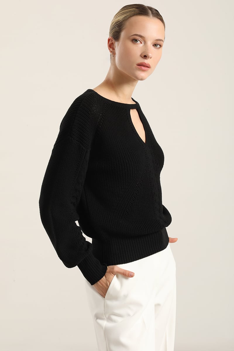JERSEY PUNTO FANTASIA NEGRO LIOLA - 5