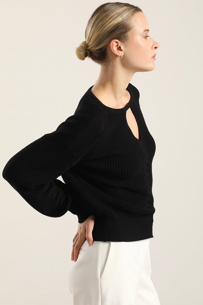 JERSEY PUNTO FANTASIA NEGRO LIOLA - 6