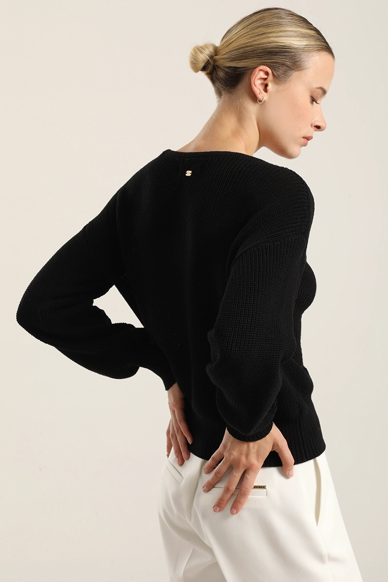 JERSEY PUNTO FANTASIA NEGRO LIOLA - 7