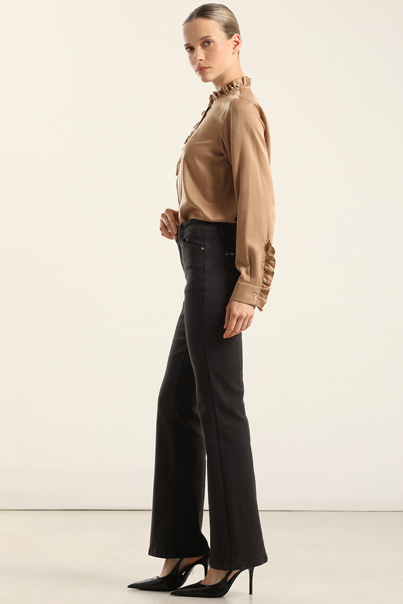 JEANS COLOR BOOTCUT, NEGRO LIOLA - 6
