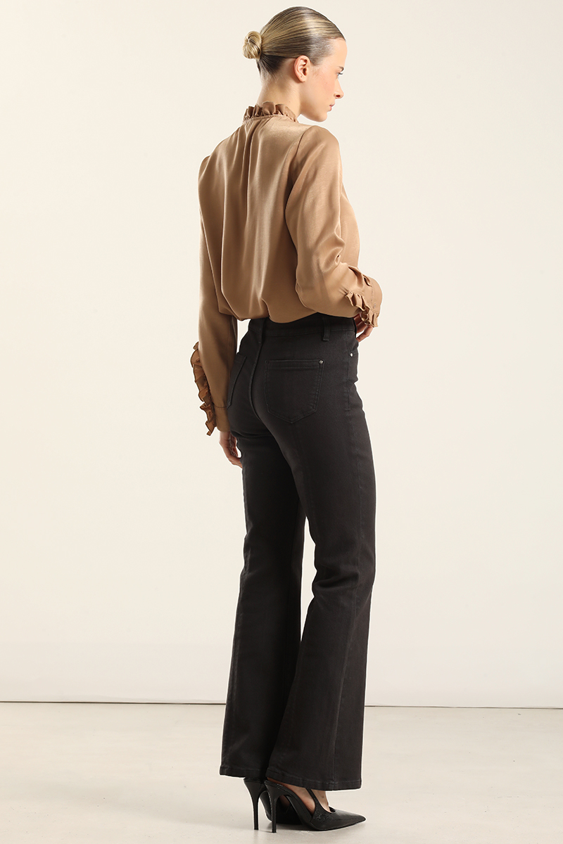 JEANS COLOR BOOTCUT, NEGRO LIOLA - 7