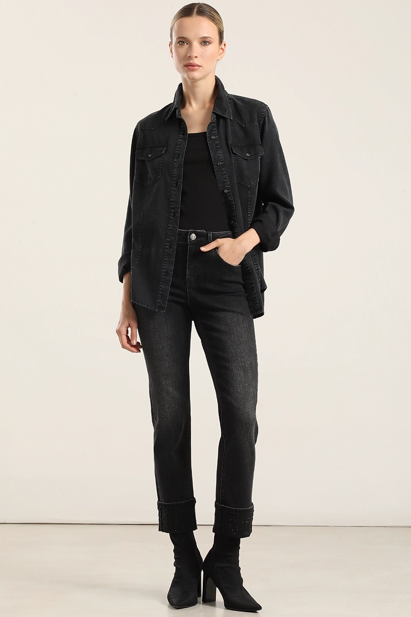 JEANS SLIM, NEGRO LIOLA - 5
