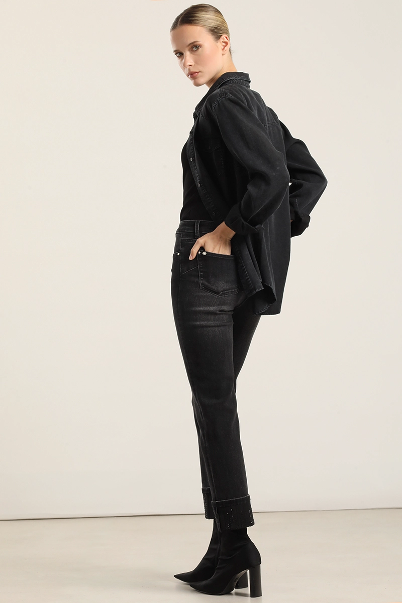 JEANS SLIM, NEGRO LIOLA - 7
