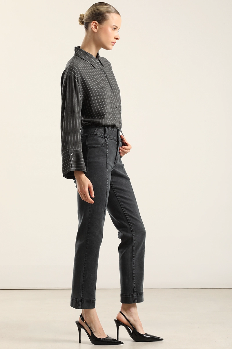 JEANS SLIM, TIRO MEDIO, AZUL LIOLA - 2