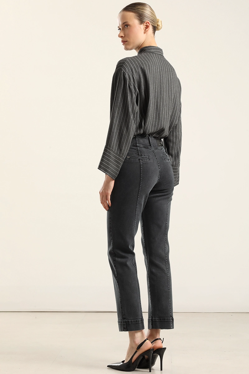 JEANS SLIM, TIRO MEDIO, AZUL LIOLA - 5