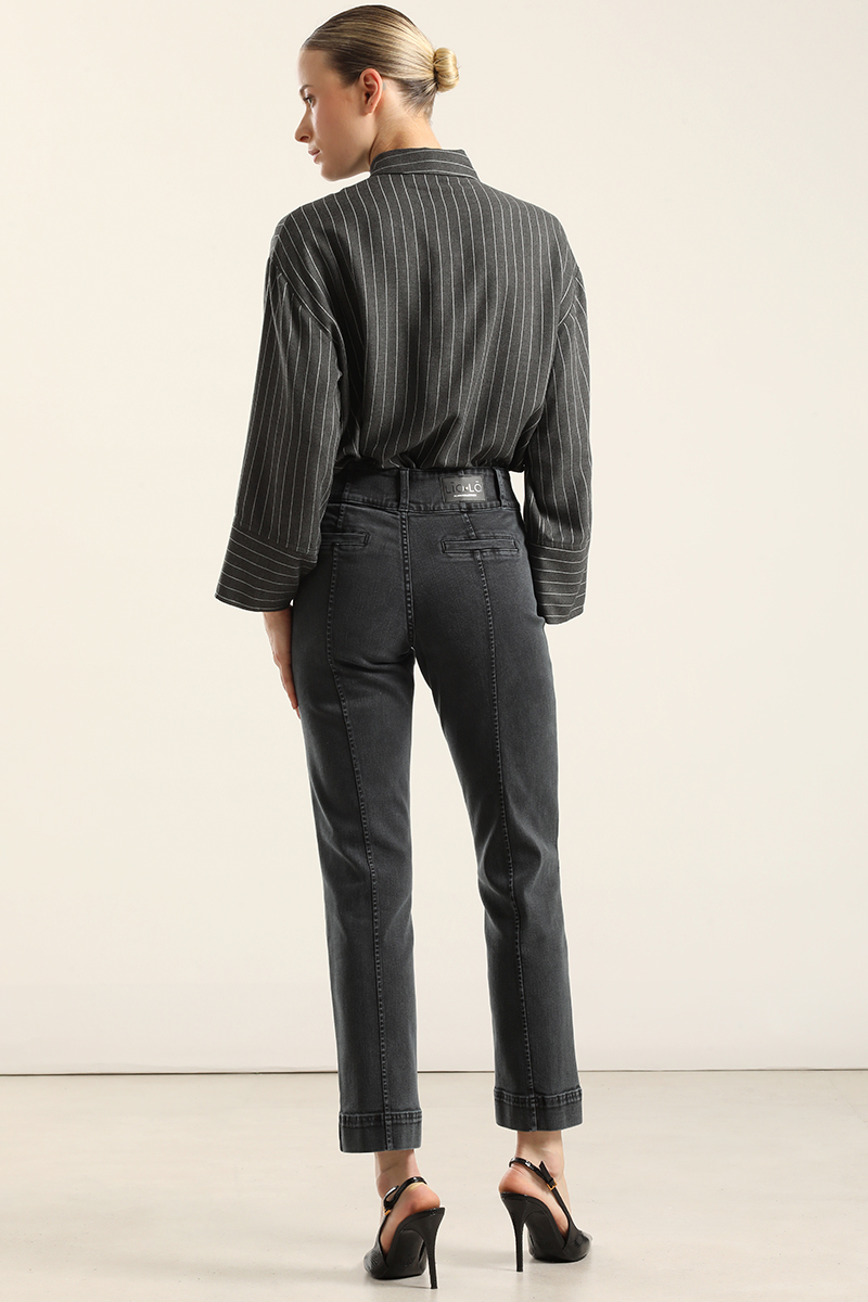 JEANS SLIM, TIRO MEDIO, AZUL LIOLA - 6