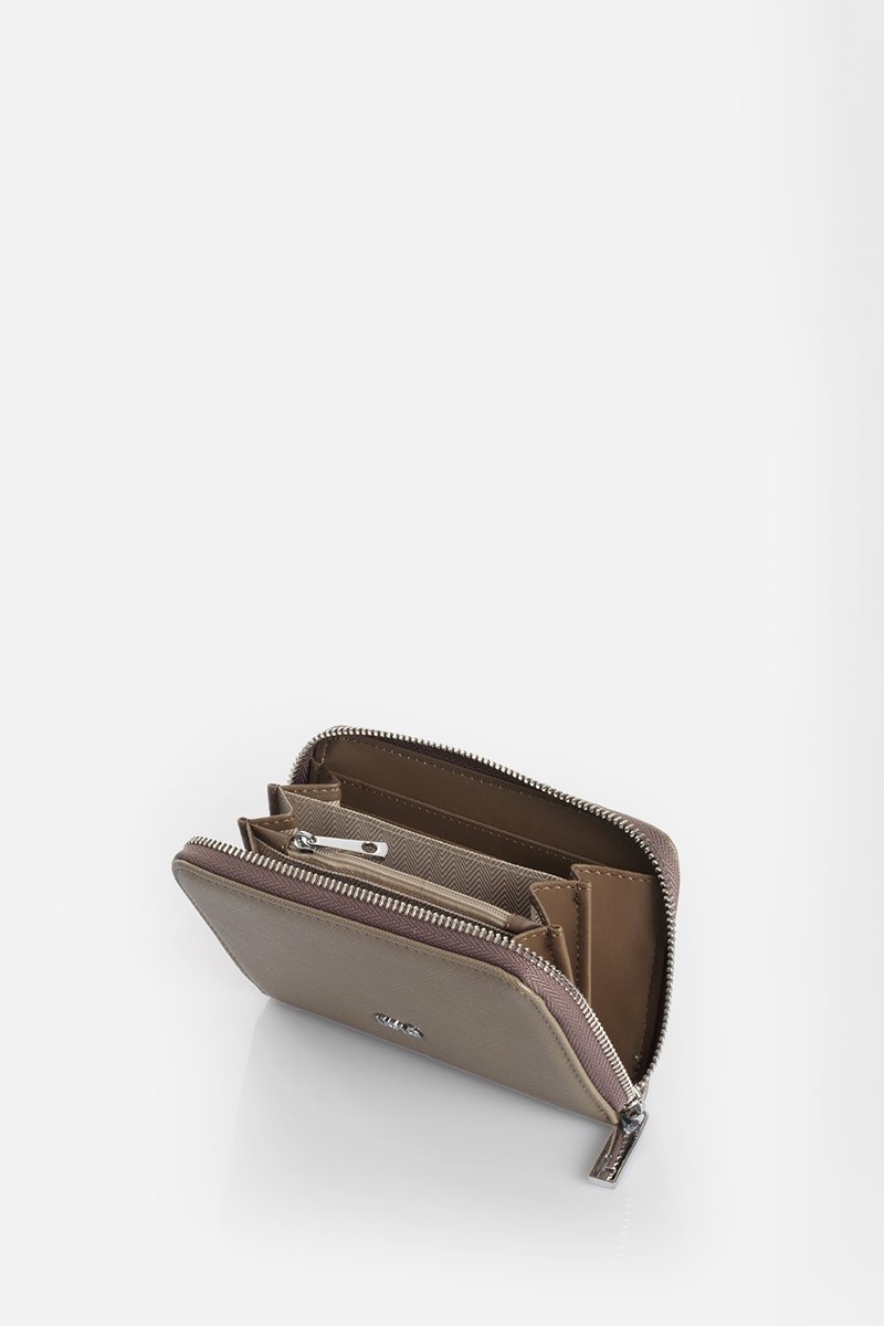 BILLETERA MEDIANA, SIMIL CUERO, PLATEADO LIOLA - 3