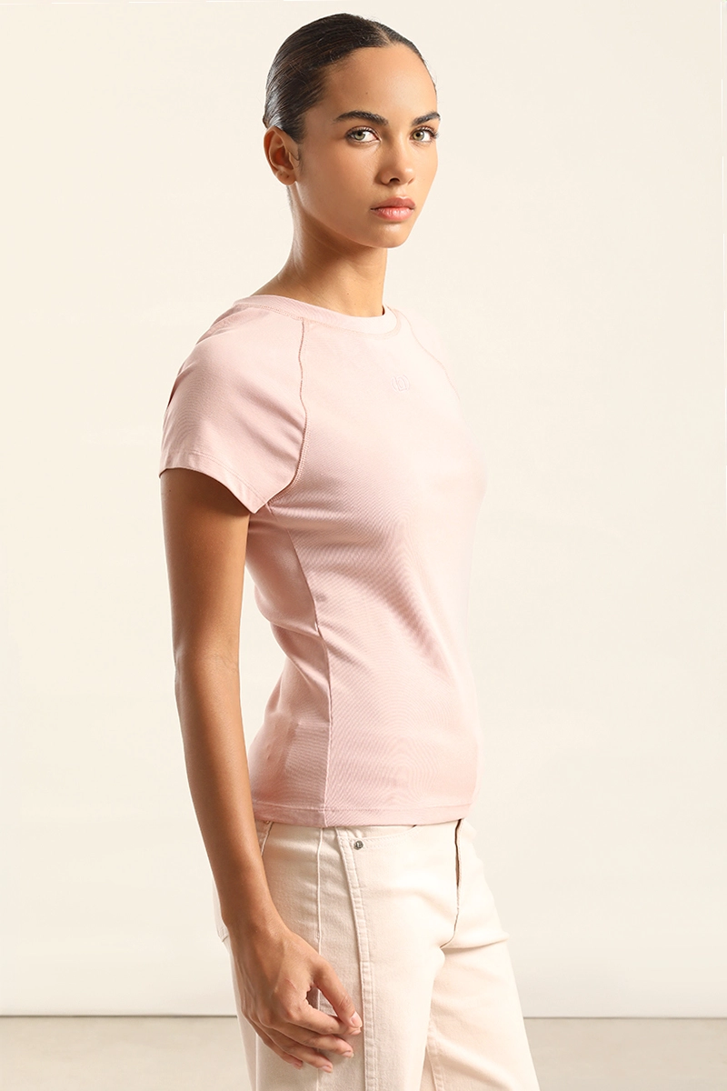 POLERA BASICA, LOGO LIOLA, ROSA LIOLA - 6