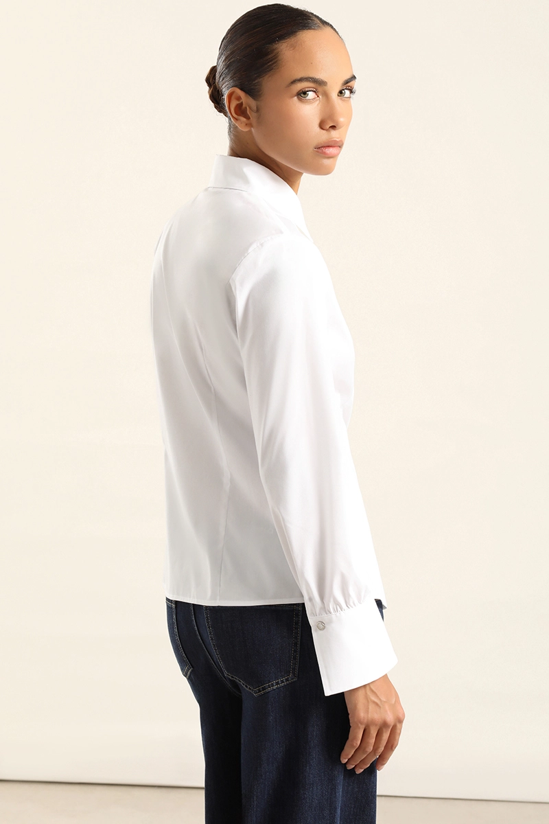 CAMISA BASICA POPLIN, CRUDO LIOLA - 5