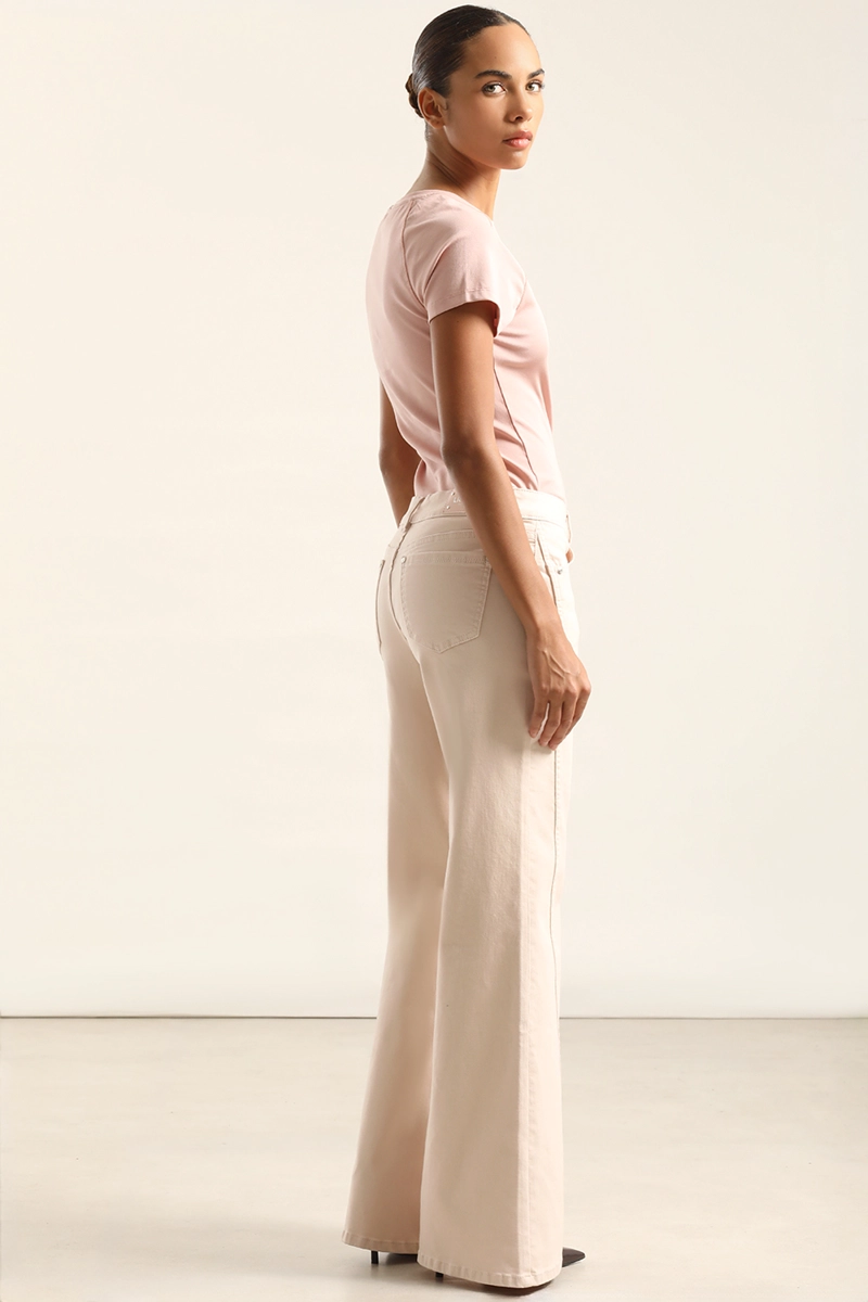 JEANS COLOR PALAZZO, ROSA LIOLA - 5