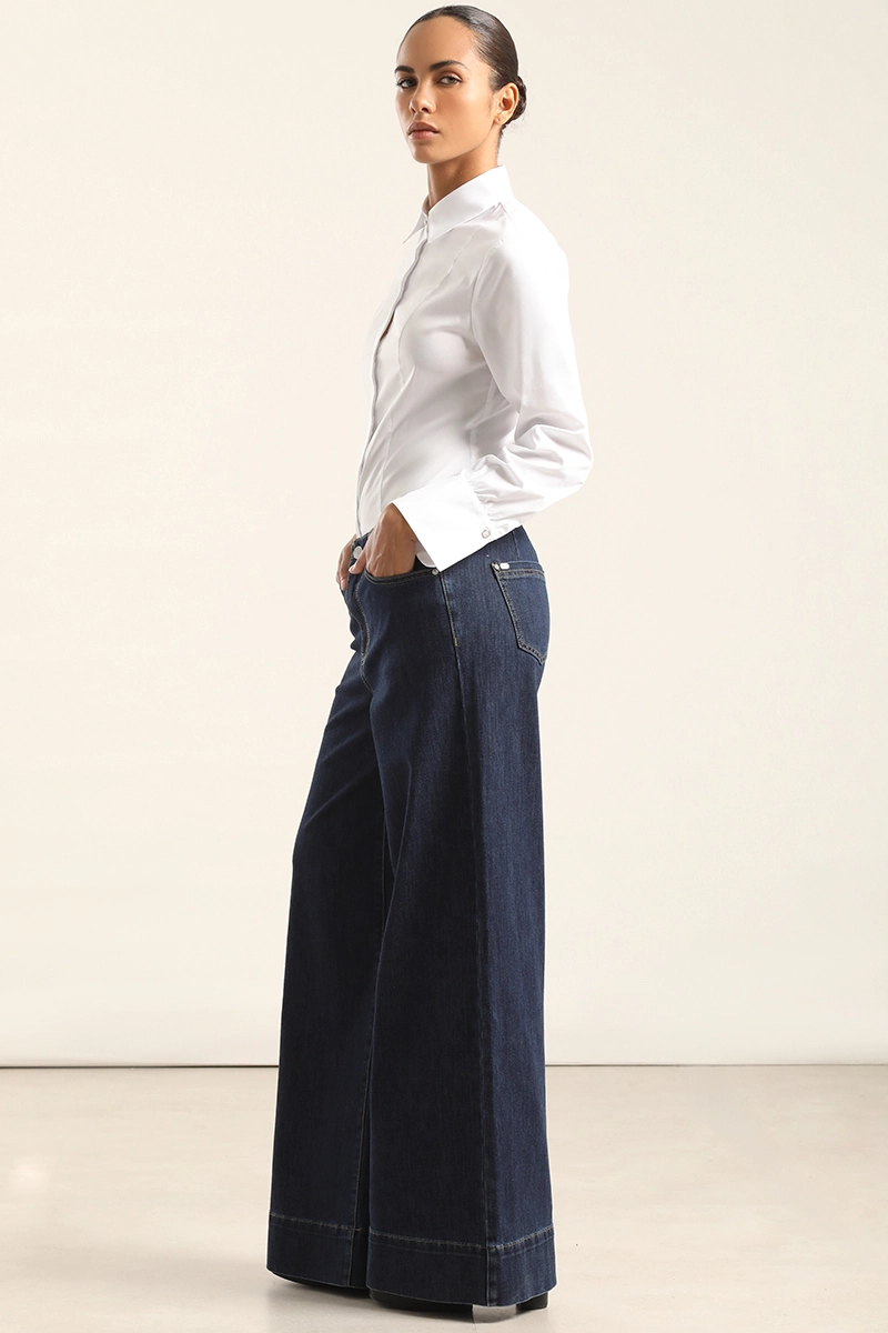 JEANS PALAZZO, TIRO ALTO, INDIGO LIOLA - 2