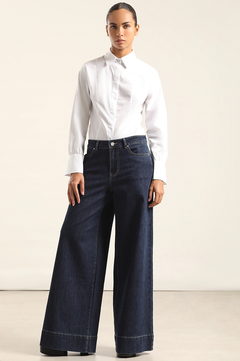 JEANS PALAZZO, TIRO ALTO, INDIGO LIOLA - 5