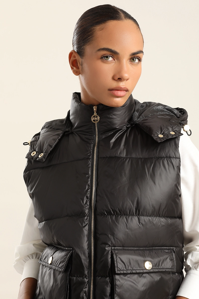 PARKA CON CAPUCHA DESMONTABLE,NEGRO LIOLA - 3