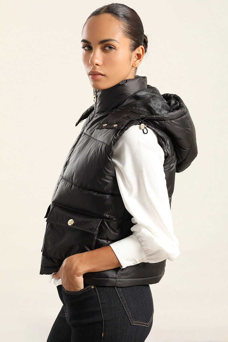 PARKA CON CAPUCHA DESMONTABLE,NEGRO LIOLA - 4